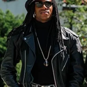 Girl You Know It’s True 2024 Elan Ben Ali Black Leather Jacket