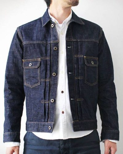 Men’s Buttoned Japanese Jean Jacket