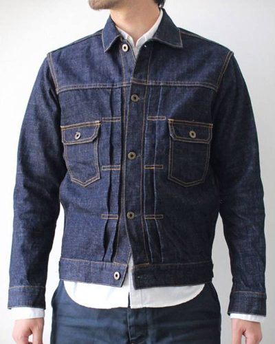 Men’s Buttoned Japanese Jean Jacket