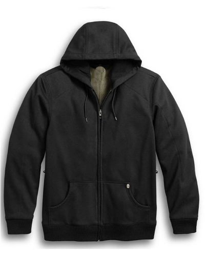 Men’s Motorcycle 3 In 1 Black Denim Jacket
