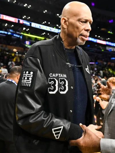 Nba Kareem Abdul-jabbar Captain 33 Bomber Jacket