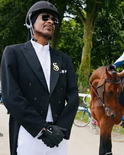Olympic 2024 Snoop Dogg Black Tailcoat
