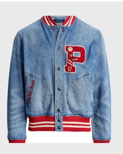 Polo Ralph Lauren Denim Letterman Jacket