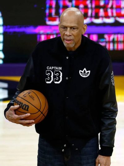 Nba Kareem Abdul-jabbar Captain 33 Bomber Jacket