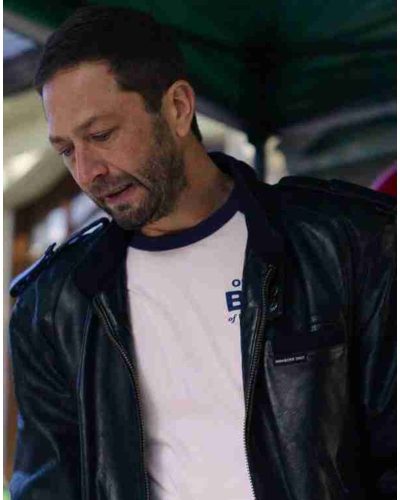 The Bear Ebon Moss-bachrac Black Leather Jacket