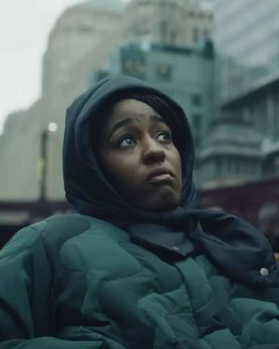The Bear S01 Ayo Edebiri Green Puffer Jacket