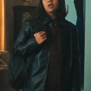 Reena Virk Under The Bridge Black Leather Jacket