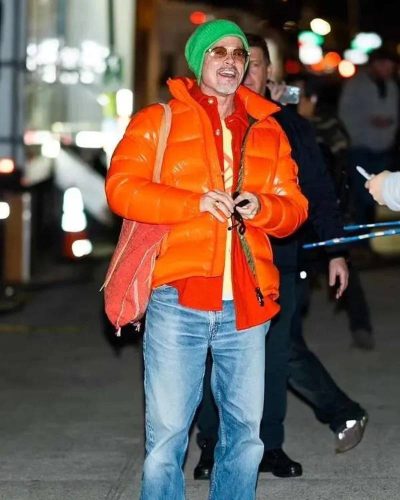 Brad Pitt Wolfs 2024 Puffer Jacket