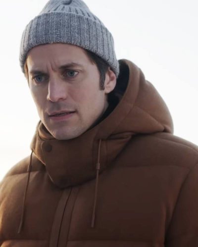 Emily In Paris S04 Gabriel Brown Puffer Jacket