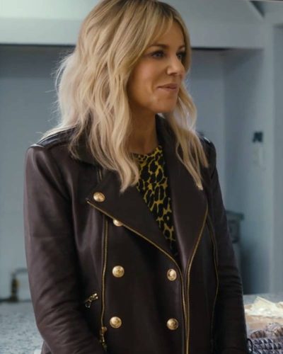 Hacks S03 Kaitlin Olson Leather Jacket