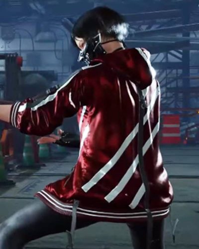 Tekken 8 Reina Red Hooded Jacket