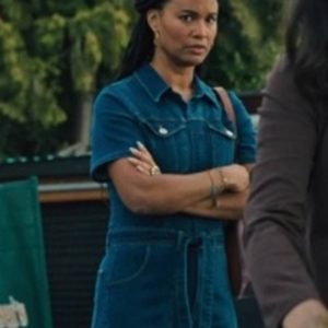 The Spiderwick Chronicles 2024 Joy Bryant Denim Jumpsuit