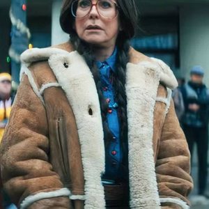 The Umbrella Academy S04 Megan Mullally Brown Coat