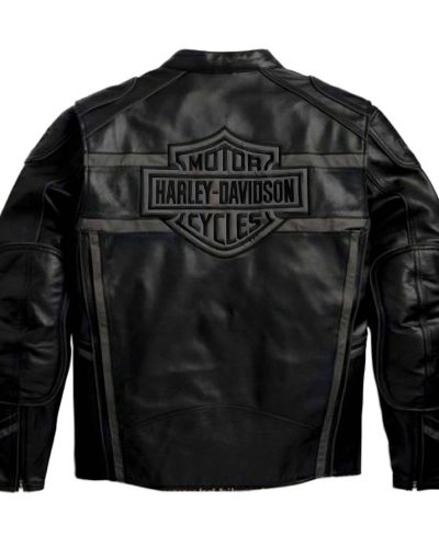 Harley Davidson Luminator 360 Black Leather Jacket