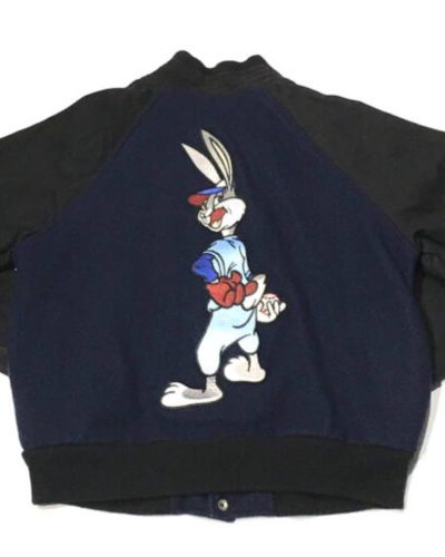 Looney Tunes Bugs Bunny Embroidered Varsity Jacket