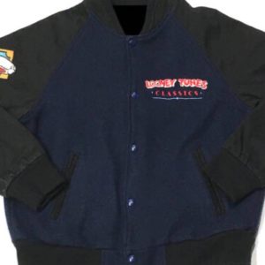 Looney Tunes Bugs Bunny Embroidered Varsity Jacket