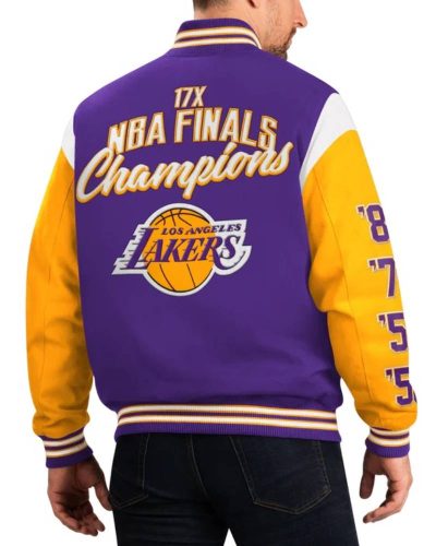 Los Angeles Lakers 17 Time Championship Varsity Jacket