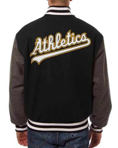 Oakland Athletics Letterman Wool Jacket