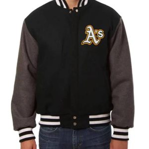 Oakland Athletics Letterman Wool Jacket
