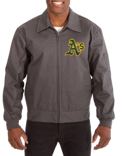 Oakland Athletics Workwear Grey Jacket