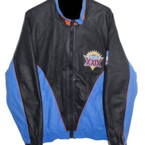 Vtg Pro Player Super Bowl Xxix Leather Jacket