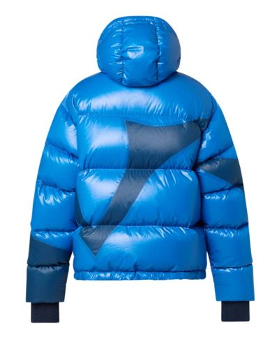 Abstract Monogram Flower Puffer Jacket
