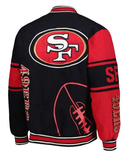 San Francisco 49ers JH Design Twill Full-Snap Jacket