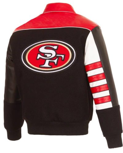 San Francisco 49ers Jh Design NFL Wool Varsity Jacket