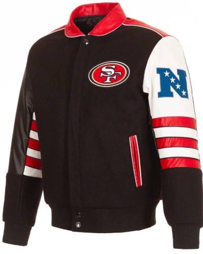 San Francisco 49ers Jh Design NFL Wool Varsity Jacket