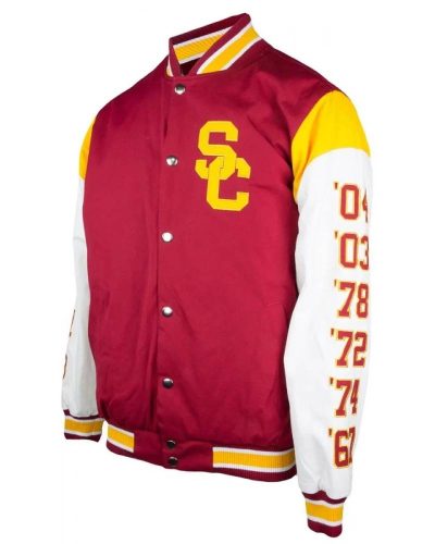 Usc Trojans Cardinal 11x National Champions Varsity Jacket