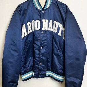 Vintage Cfl Toronto Argonauts Bomber Satin Jacket