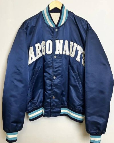 Vintage Cfl Toronto Argonauts Bomber Satin Jacket