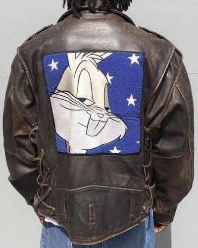 Warner Bros Bugs Bunny Biker Leather Jacket