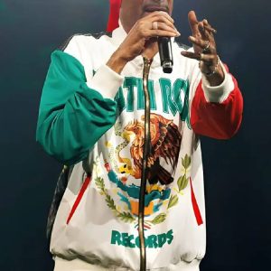 Snoop Dogg Peso Pluma Exodo Tour White Tracksuit