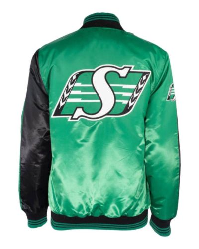 Cfl Saskatchewan Roughriders Box Twill Satin Jacket