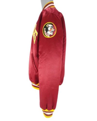Florida State Seminoles Red Satin Jacket