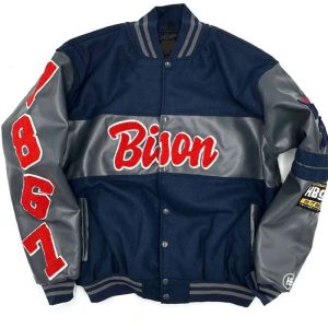 Howard Bison Ole Skool Letterman Jacket