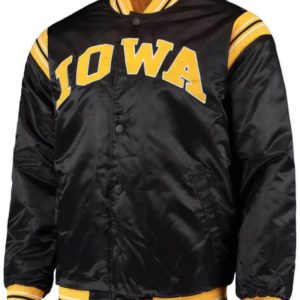 Iowa Hawkeyes The Enforcer Full-snap Satin Jacket