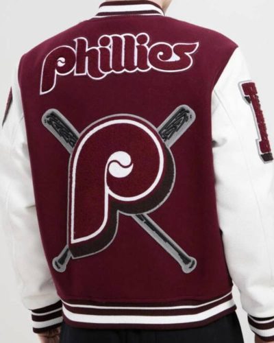 MLB Philadelphia Phillies Logo Varsity Jacket