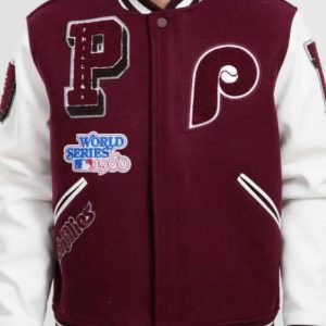 MLB Philadelphia Phillies Logo Varsity Jacket