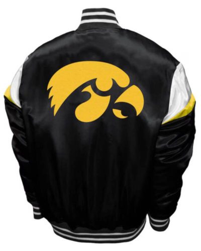 Ncaa Iowa Hawkeyes Club Power Satin Jacket