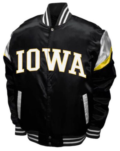 Ncaa Iowa Hawkeyes Club Power Satin Jacket
