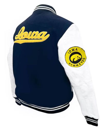 Ncaa Iowa Hawkeyes Graduate Full-snap Varsity Jacket