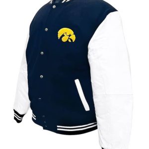 Ncaa Iowa Hawkeyes Graduate Full-snap Varsity Jacket