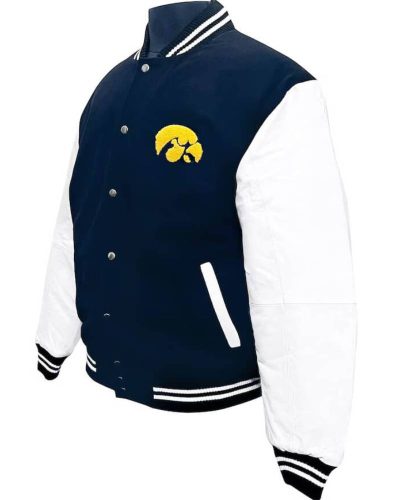 Ncaa Iowa Hawkeyes Graduate Full-snap Varsity Jacket