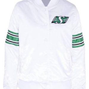 Cfl Saskatchewan Roughriders Line Up Satin Jacket