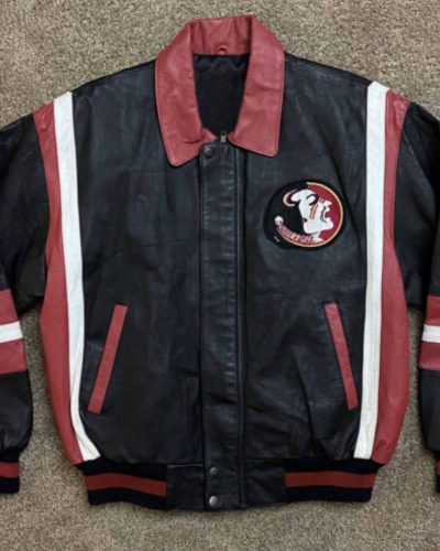 Vintage Florida State Seminoles Leather Jacket