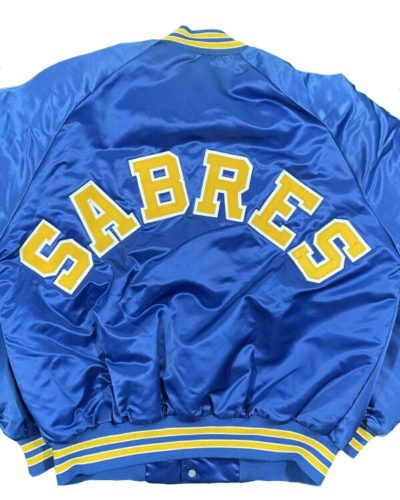 Vintage Nhl Buffalo Sabres Blue Satin Jacket