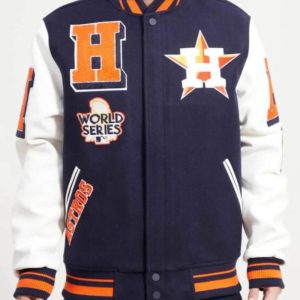 Houston Astros Navy White Varsity Jacket