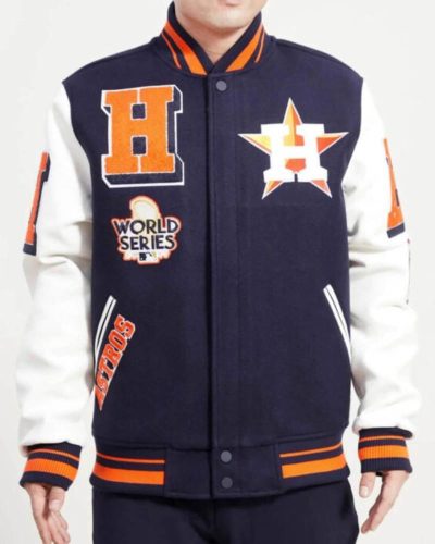 Houston Astros Navy White Varsity Jacket